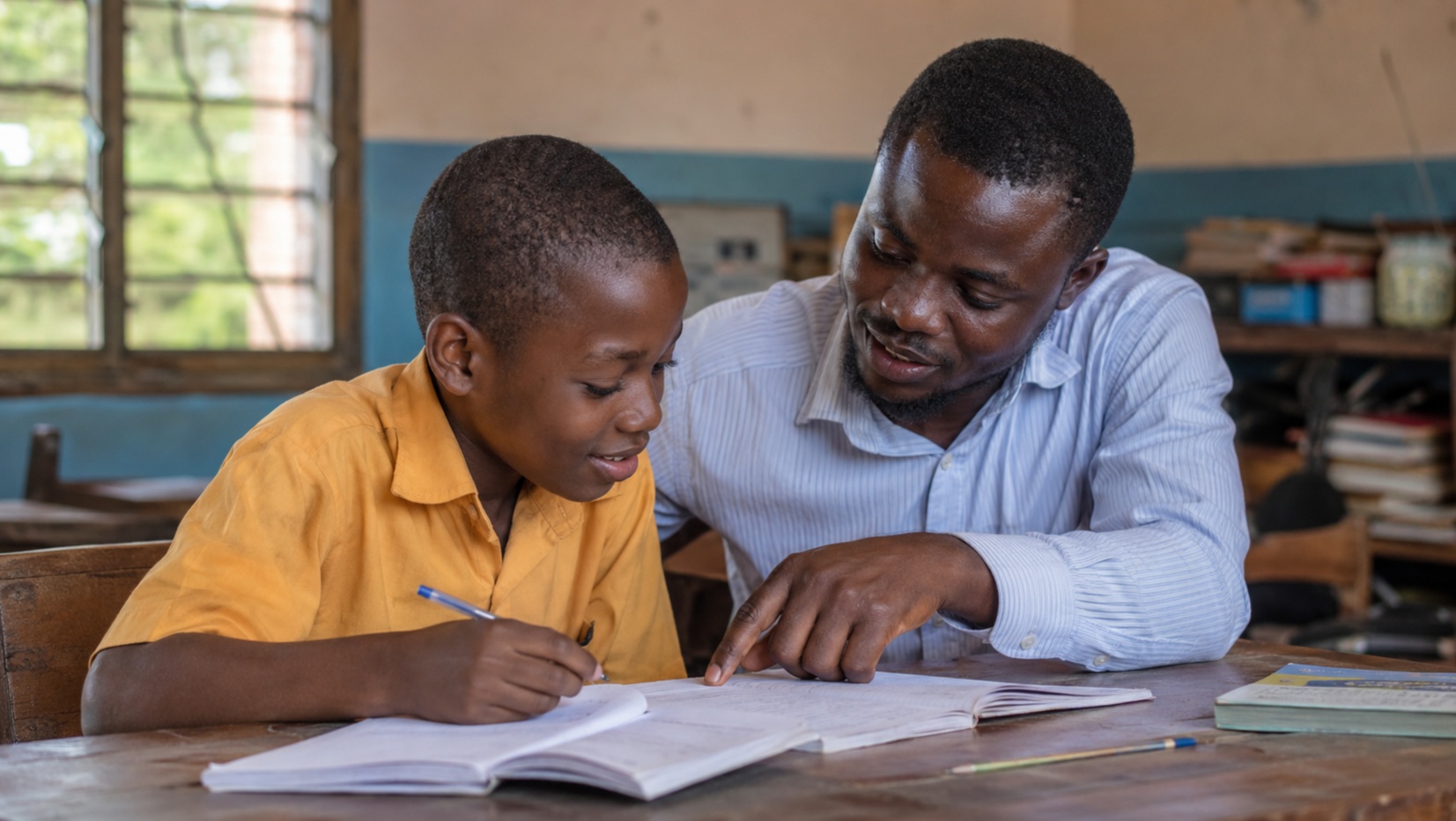 Learners receiving practical academic support through RealMindX Education.